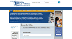 Desktop Screenshot of floridapublicnotices.com